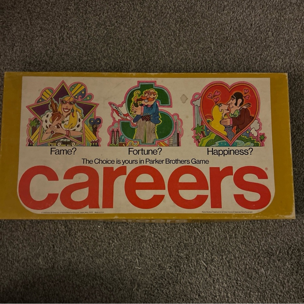 Parker Brothers Careers Board Game
